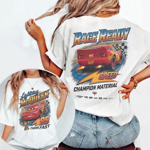 Cars Family Trip Shirt, Disneyland Lightning McQueen Shirt, Piston Cup Champion Shirt, Racing Series 95 Sweatshirt, Pixar Car McQueen Hoodie White