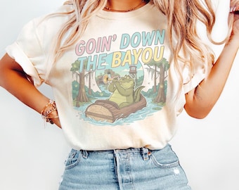 Bayou Princess and The Frog Shirt, Princess and The Frog Tee, Magic Kingdom Ride Tee, WDW Disneyland Trip, Goin' Down The Bayou Shirt