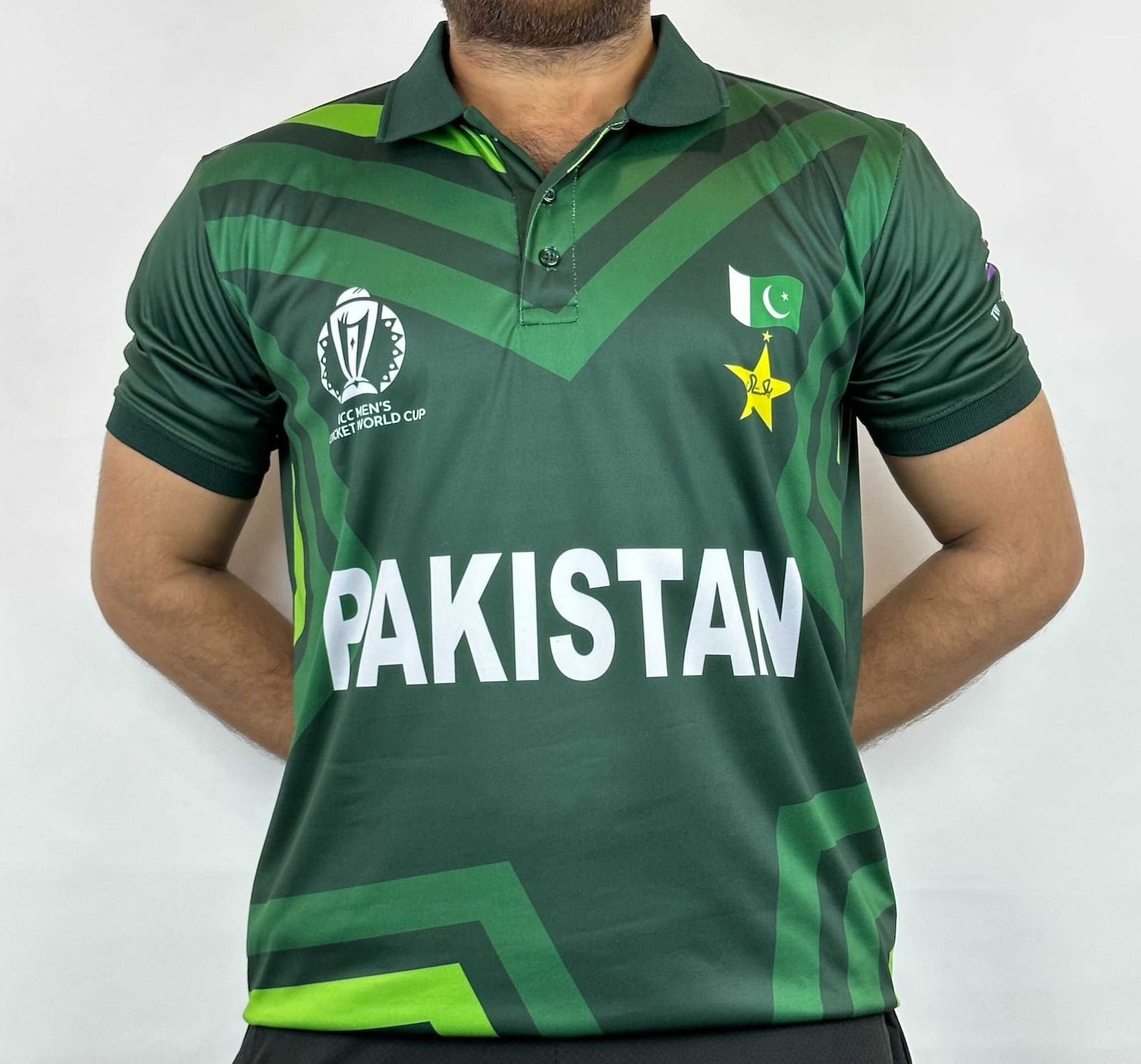 White Chand Tara Pakistan Team T-Shirt main image 1