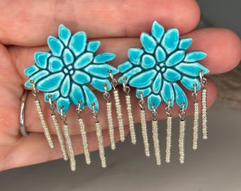 Southwest style dangle earrings, dangle earrings, boho jewelry, boho earrings