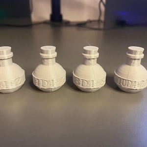 3D Printed DnD Health Potion Replica - Dungeons and Dragons Prop for Cosplay, Gaming, and Collectors