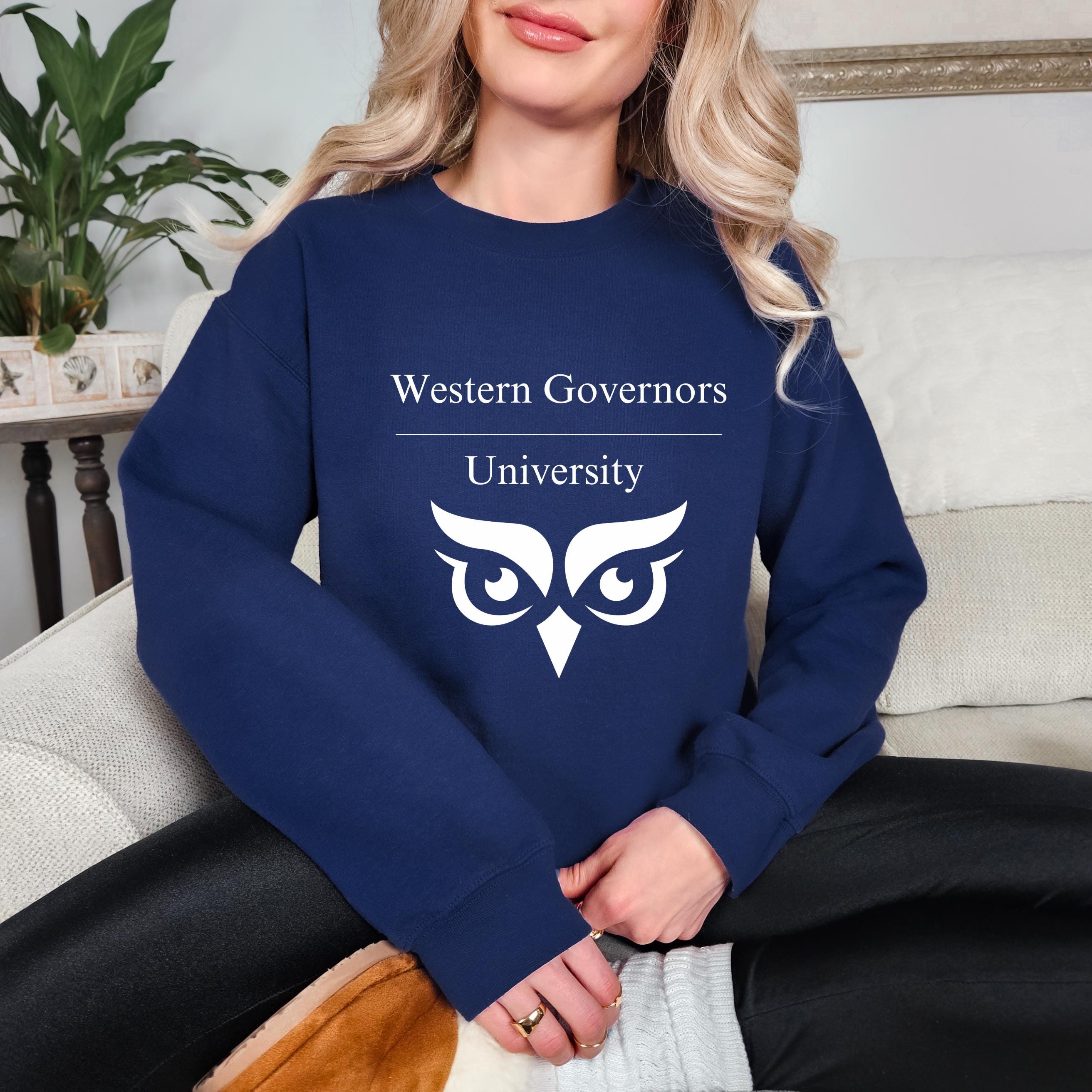 WGU Sweatshirt Western Governors University Hoodie Custom College Apparel Christmas Gift Graduation Sweatshirt Etsy