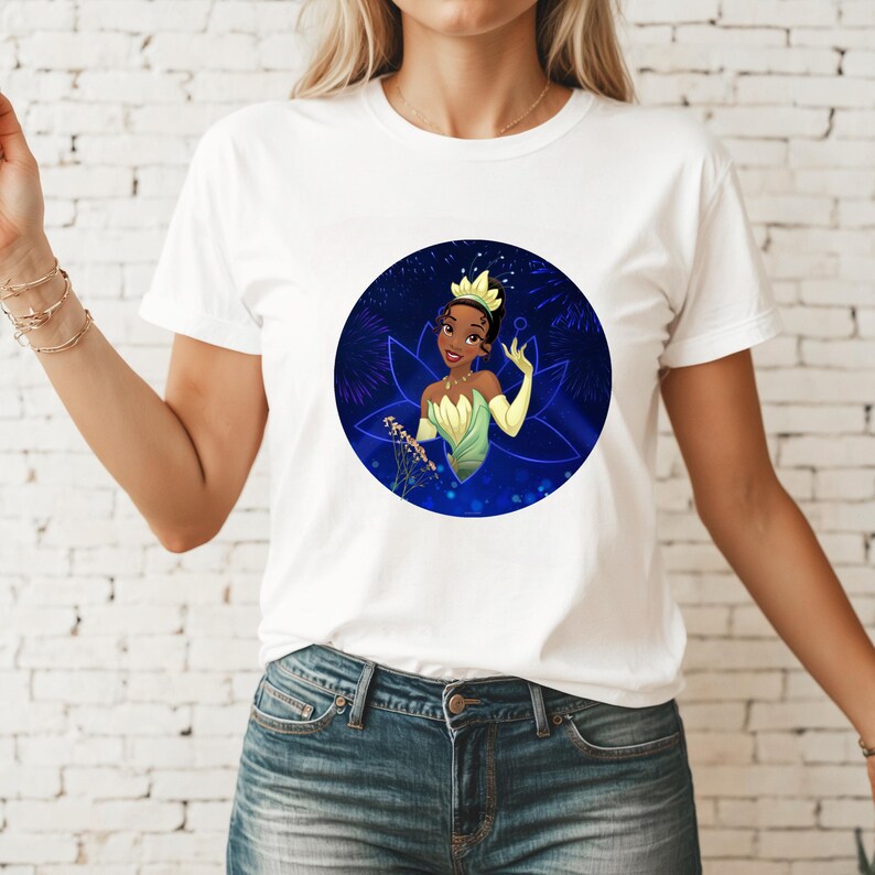 Disney Princess Tiana Tshirt Magical Stylish for Every Princess Fan Etsy