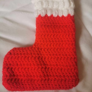Christmas stocking crochet pattern