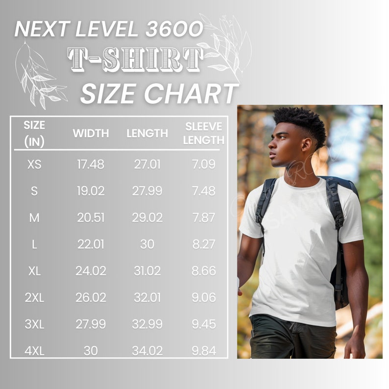 Ultimate T-shirt Size Chart Mockup Bundle | 17 Size Charts Bundle ...