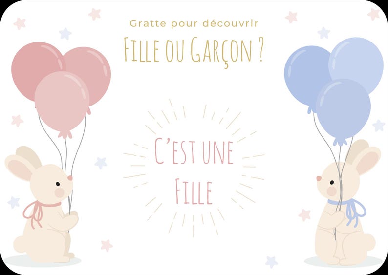 Carte a gratter - 10x15 - Noël - annonce grossesse - message caché - cadeau ! bébé en route - marraine - mamie - papi - message aux choix image 8
