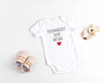 Body's Gepersonaliseerde baby bodysuit "De mooiste baby ter wereld ben ik!"
