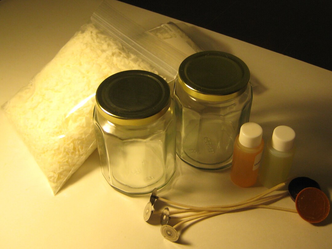 Soy Candle Making Kit Makes 2 16oz Jars Choice of Essential Etsy
