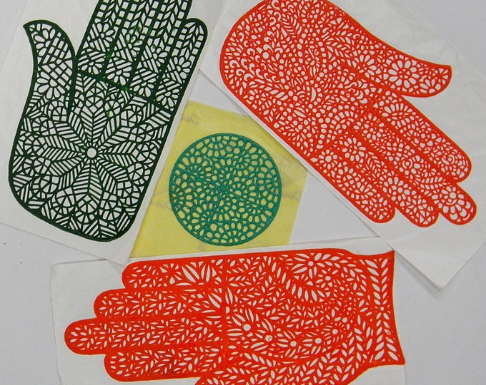 Reusable Mehndi Stencils for Henna or Mixedmedia assortment Etsy