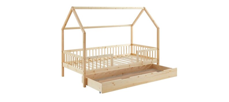 House bed with drawer, Toddler bed with drawer, Hausbett mit Schublade, Childrens Bed, Lit avec tiroir, Lit enfant,Letto per bambini, Bed zdjęcie 2