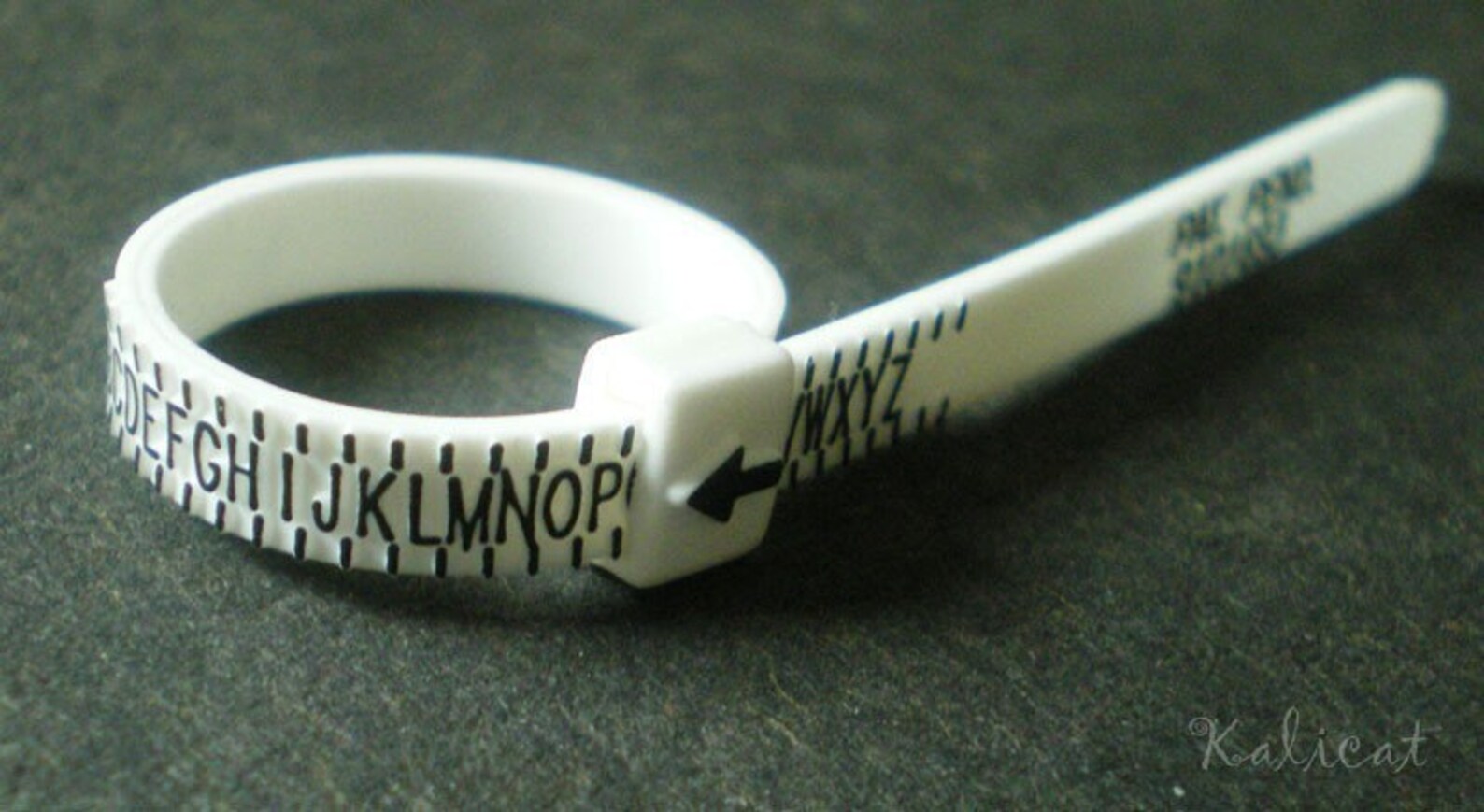 Ring sizer. Ring sizer