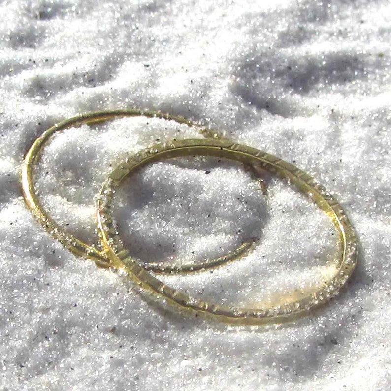 Tiny Solid gold ring, 18K 18 Karat yellow gold stacking ring 1mm, minimalist 18ct gold stacking ring image 6