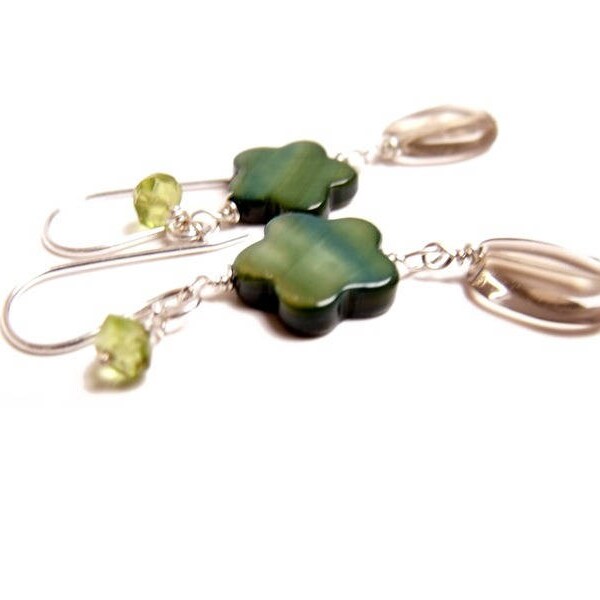 Trois Perle Boucles D'Oreilles Argent Massif 925 Trio Clous 7mm