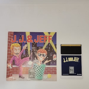 JJ en Jeff Hu-kaart en handleiding TurboGrafx-16 TurboGrafx 16 werkt geweldig! 30 dagen garantie
