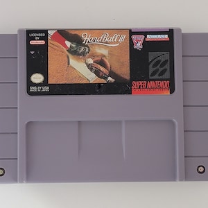 Hardball 3 Baseball Sistema de entretenimiento Super Nintendo SNES Garantía de 30 días