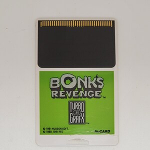 Bonk&#39;s Revenge TurboGrafx-16 TurboGrafx 16 działa świetnie! 30-dniowa gwarancja