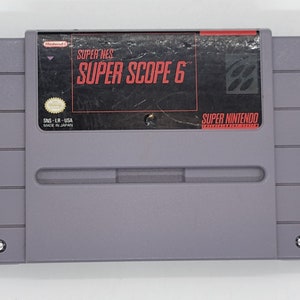 Super Scope 6 Sistema de entretenimiento Super Nintendo SNES Garantía de 30 días
