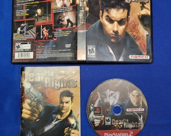 Dead to Rights PlayStation 2 PS2 CIB completo in scatola PlayStation 2 Gioco PS2 Garanzia di 30 giorni