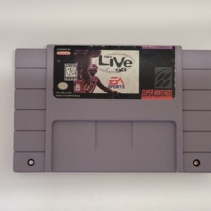 NBA Live 98 Sistema de entretenimiento Super Nintendo SNES Garantía de 30 días