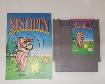 NES Open Tournament Golf with Manual Nintendo Entertainment system Nintendo NES 30-Day Warranty