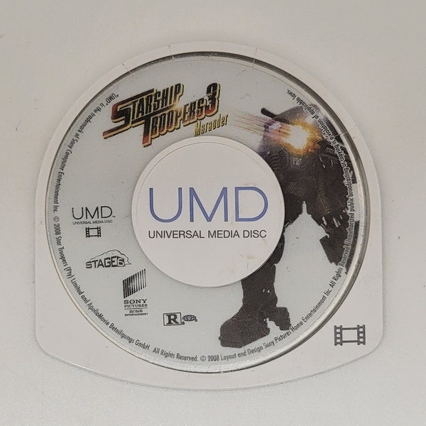 Starship Troopers 3: Marauder PSP UMD Movie 30-Day Warranty