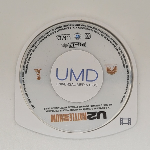 U2 Rattle and Hum PSP UMD Movie 30-Day Warranty