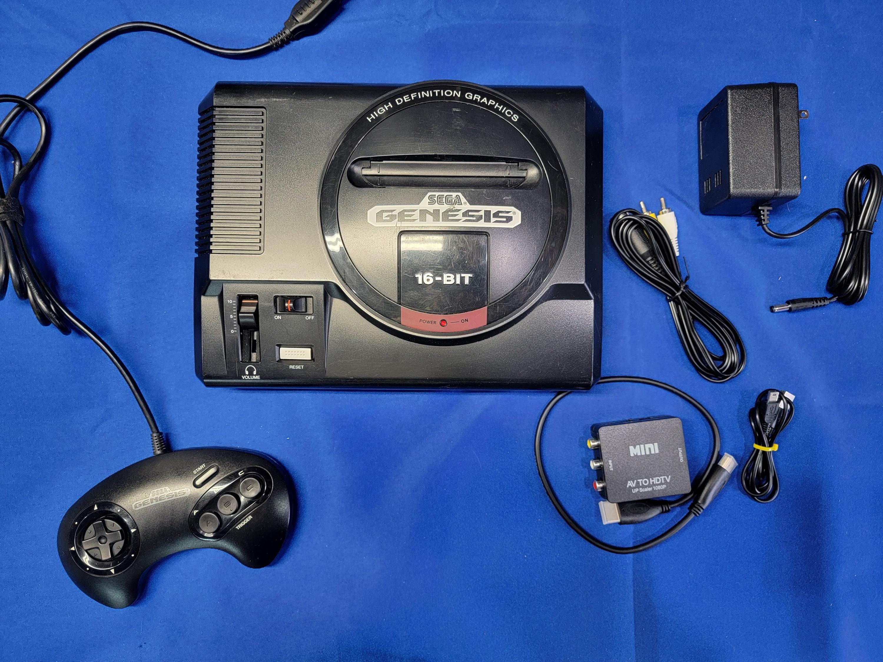 Sega Genesis Model 1 High Definition Graphics Works Includes HDMI 