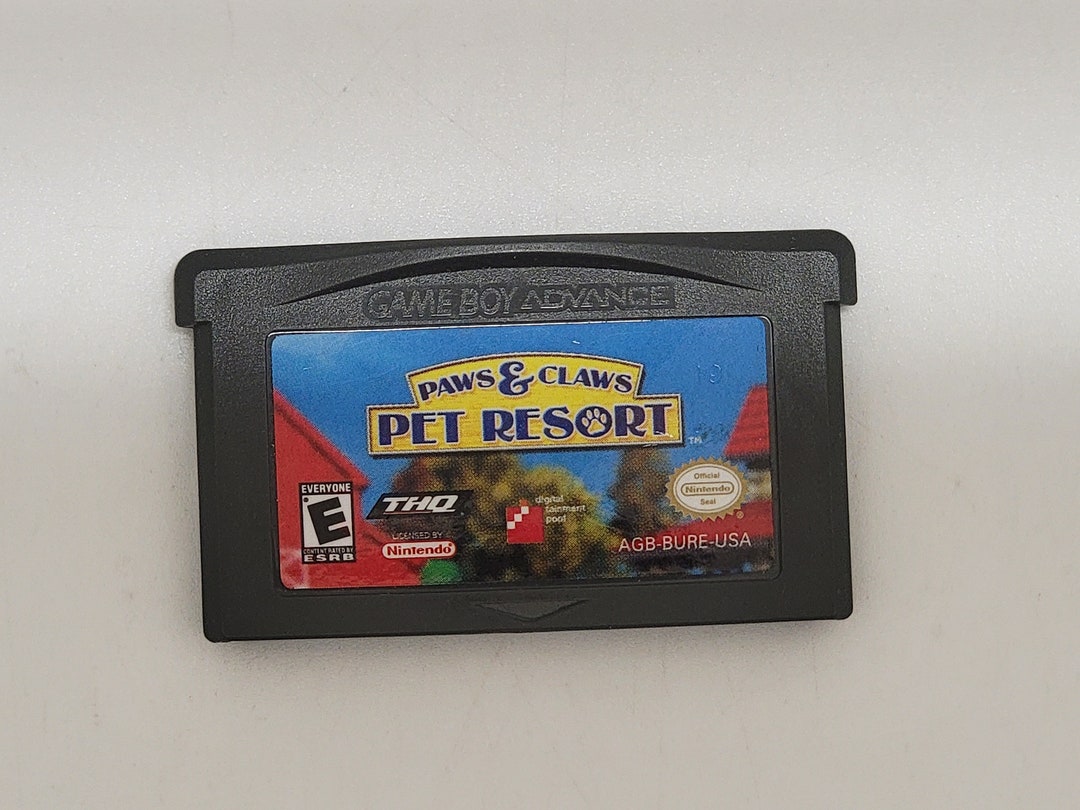 Paws Claws Pet Resort GBA Game Boy Advance 30-day Warranty - Main Image