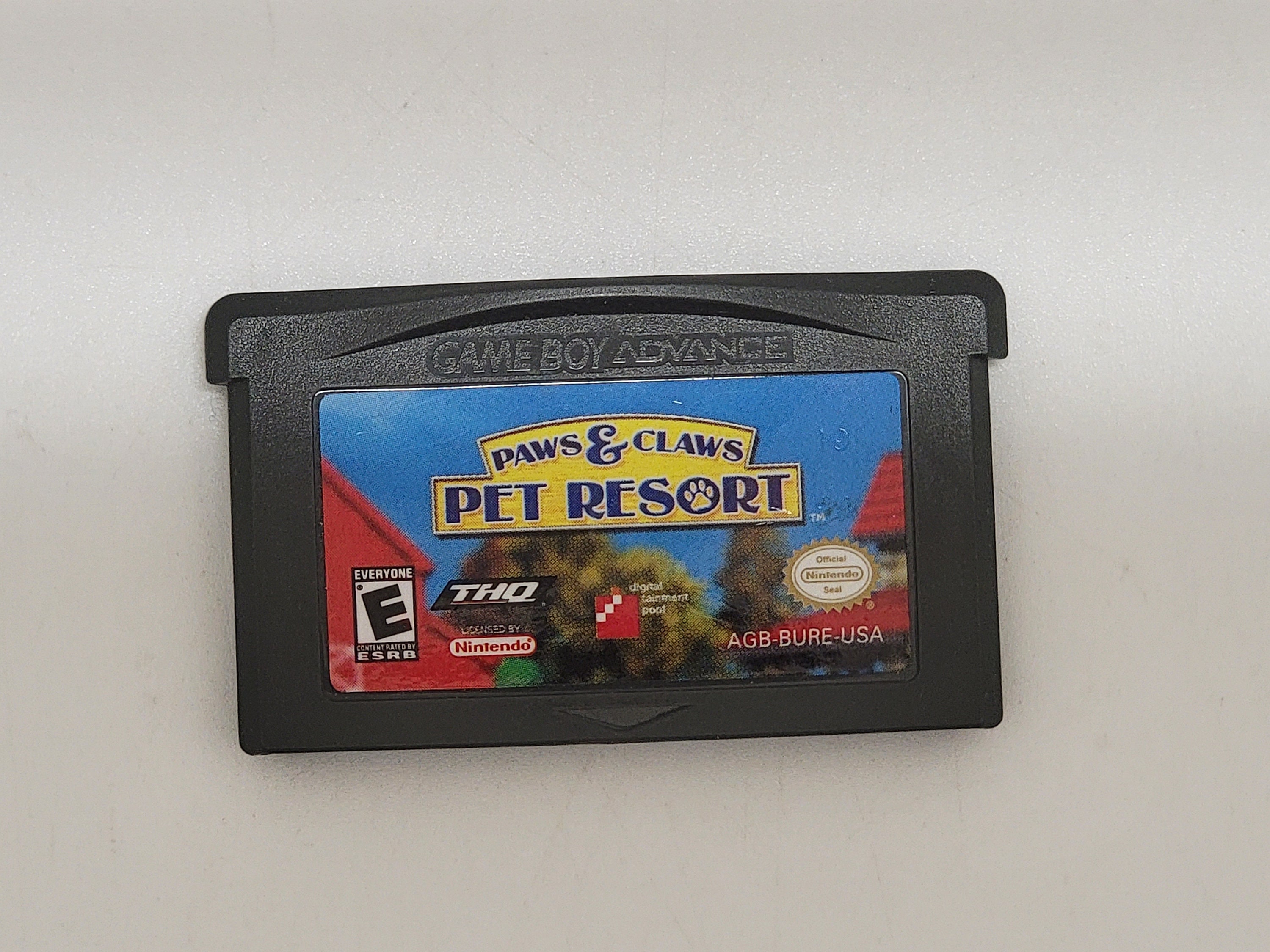Paws Claws Pet Resort GBA Game Boy Advance 30-day Warranty