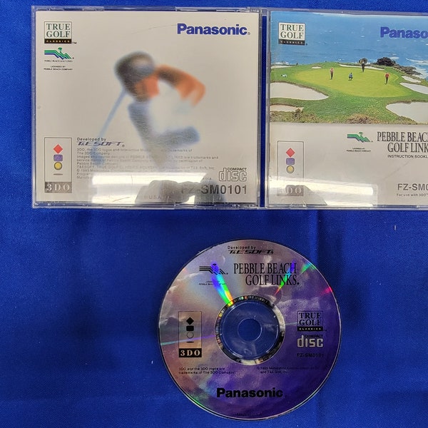 Pebble Beach Golf Links 3DO Game Panasonic 3DO Game Goldstar 3DO Game