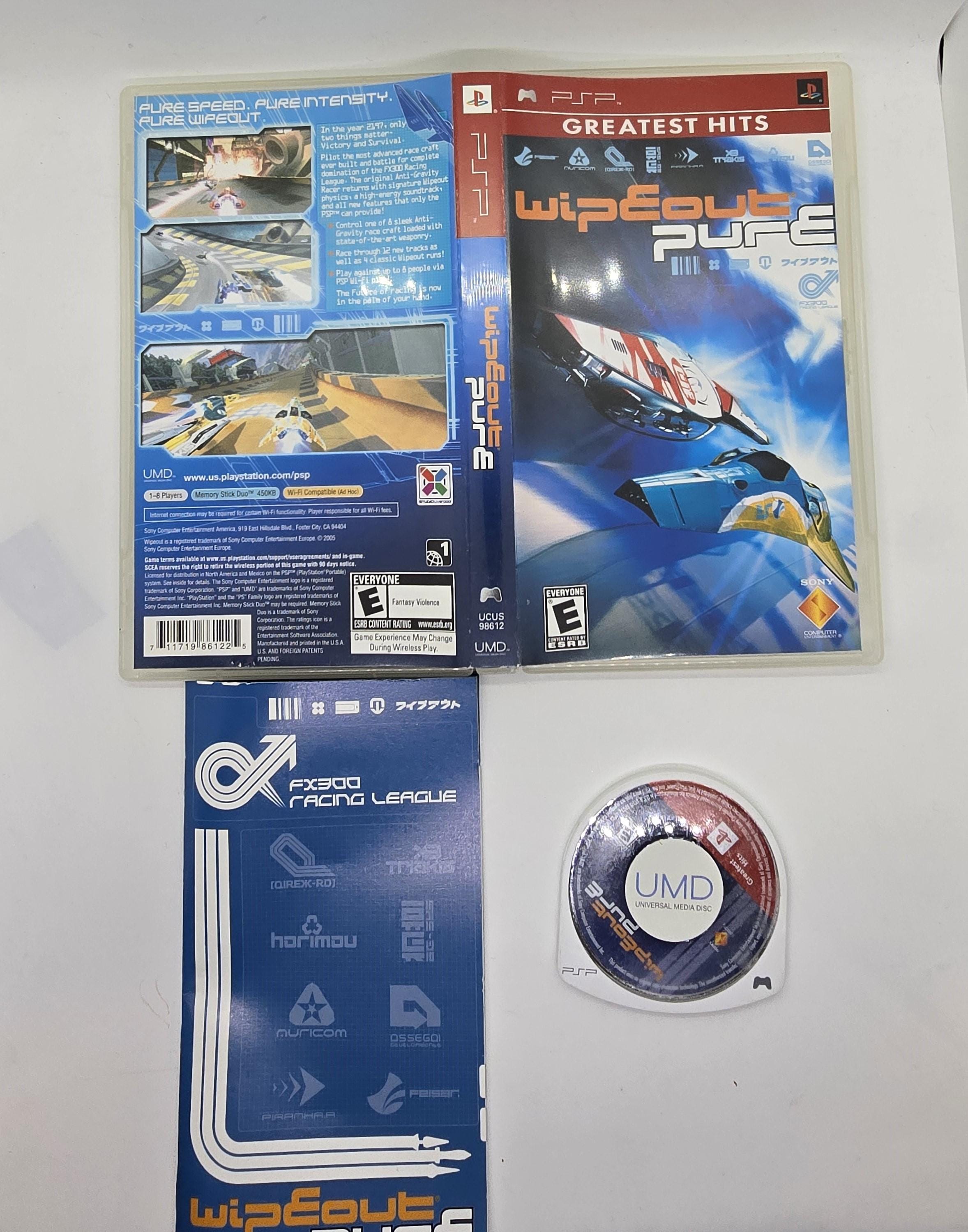 Wipeout Pure PSP UMD Game 30-day Warranty - Etsy