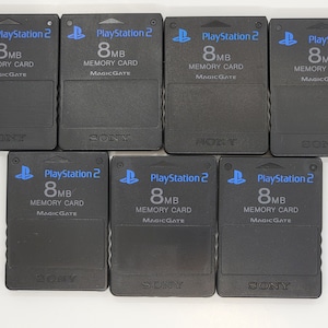 Sony Memory Cards für die Playstation 2 mit 30-Tages-Garantie