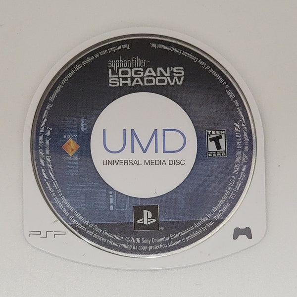 Syphon Filter Logan's Shadow PSP UMD Game 30-Day Warranty
