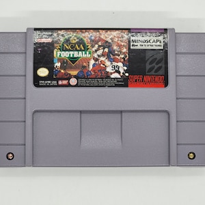 NCAA Football Super Nintendo Entertainment System SNES Garantía de 30 días