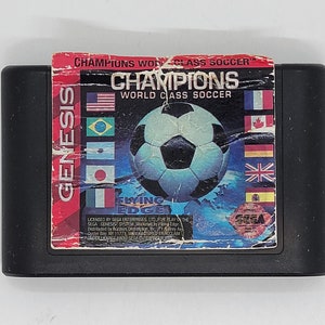 Champions World Class Soccer Sega Genesis 30-Day Warranty