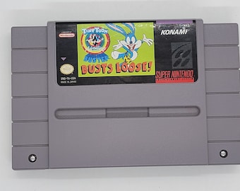 Tiny Toon Adventures: Buster Busts Loose! Super Nintendo Entertainment System SNES 30-Day Warranty