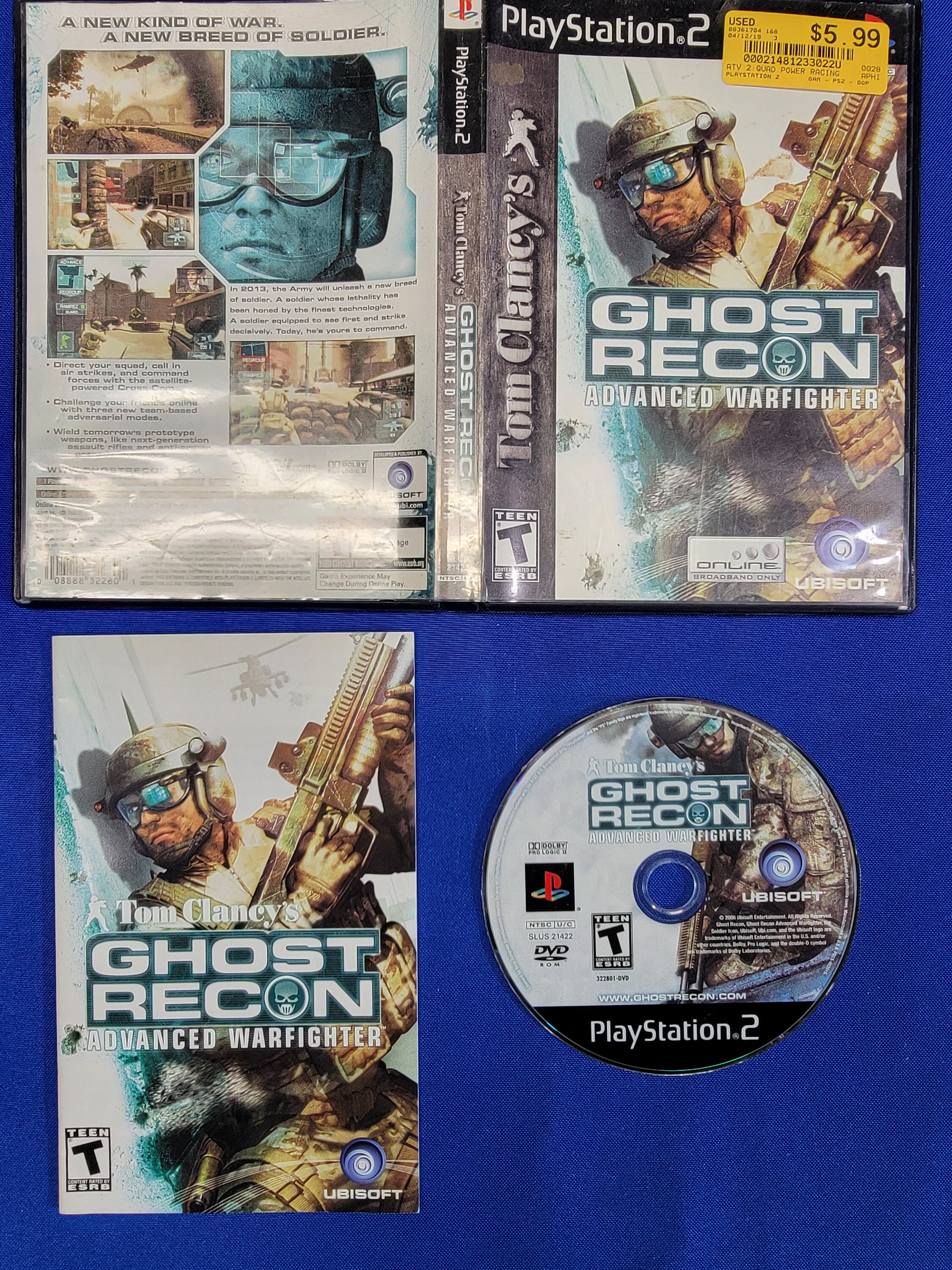 Tom Clancy's Ghost Recon Advanced Warfighter Playstation 2