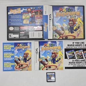Mario Hoops 3 on 3 Complete DS Nintendo Ds 30-Day Warranty
