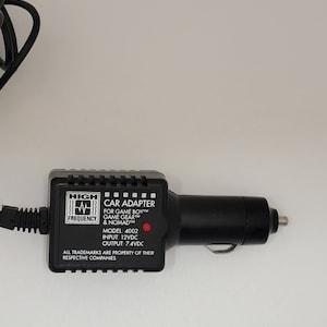 High Frequency Car Adapter for Game Boy-GB Pocket-Game Gear & Nomad 30-Day Warranty
