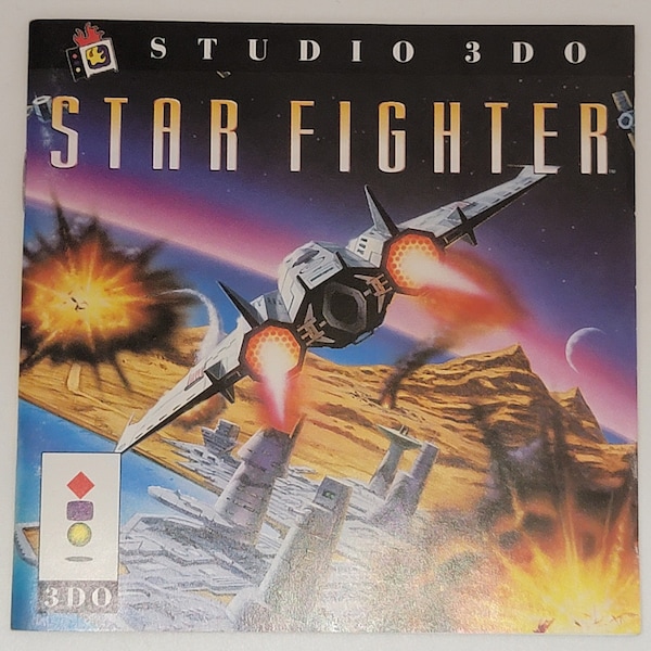 Star Fighter Manual Only Panasonic 3DO Game Goldstar 3DO Game