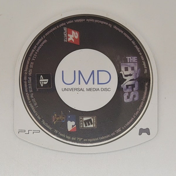 The Bigs Baseball PSP UMD Game 30-Day Warranty