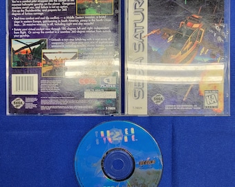 Thunder Strike Long Box Gioco Sega Saturn Garanzia di 30 giorni