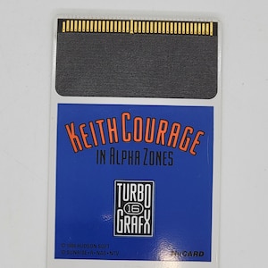 Keith Courage in Alpha Zones TurboGrafx-16 TurboGrafx 16 Works Great! 30-Day Warranty