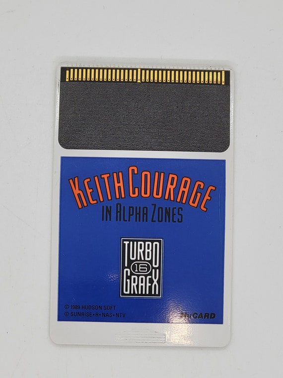 Keith Courage in Alpha Zones Turbografx-16 TG16 TG-16 Works Great