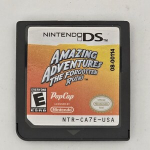 Amazing Adventures The Forgotten Ruins Nintendo Ds 30-Day Warranty