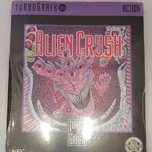 Alien Crush Sealed CIB TurboGrafx-16 TurboGrafx 16 Works Great! 30-Day Warranty