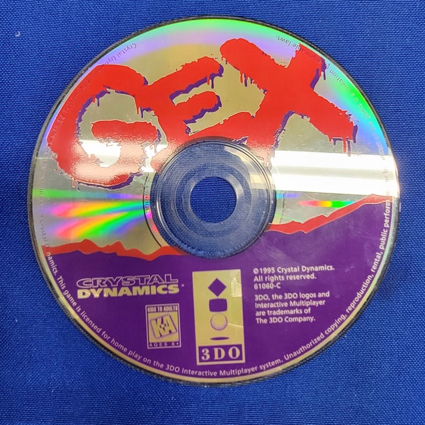 GEX 3DO Game Panasonic 3DO Game Goldstar 3DO Game