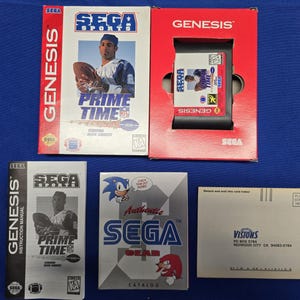 Prime Time Sega Genesis 30-Day Warranty New Save Battery