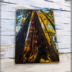 Sequoia National Park Majesty Canvas Wall Art | Giant Forest Painting | Nature-Inspired Home Decor 8x12, 16x24, 24x36 | Free Shipping