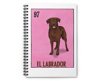 El Labrador | Spiral Notebook | Ruled Line |118 pages